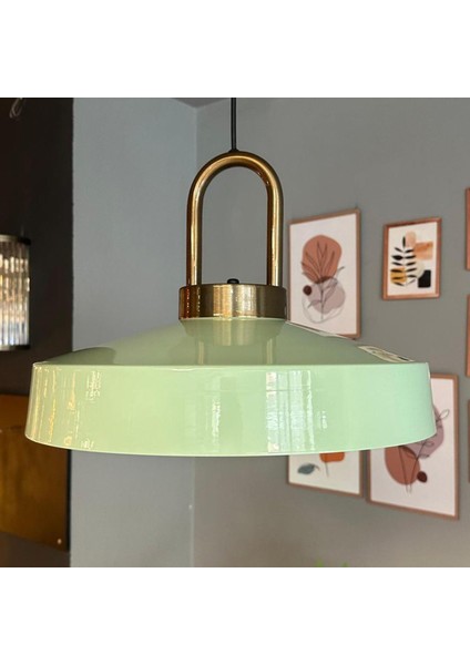 Açe Eskitme Kilit Kafa Tekli Avize Retro Sarkıt Ofis Showroom Salon Mutfak Avizeleri