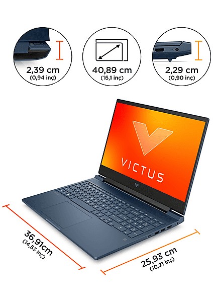 Victus/ Intel Core I7-13700H/ 16 GB Ram/ 512 GB Ssd/ Rtx 4070/ 16.1"/ W11/ Laptop 7P6K5EA