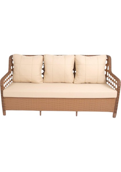 Pasifik Bahçe & Balkon & Teras Mobilya Takımı 7 Kişilik (3+1+1+2 PUF+80*140 Masa) fiyatları