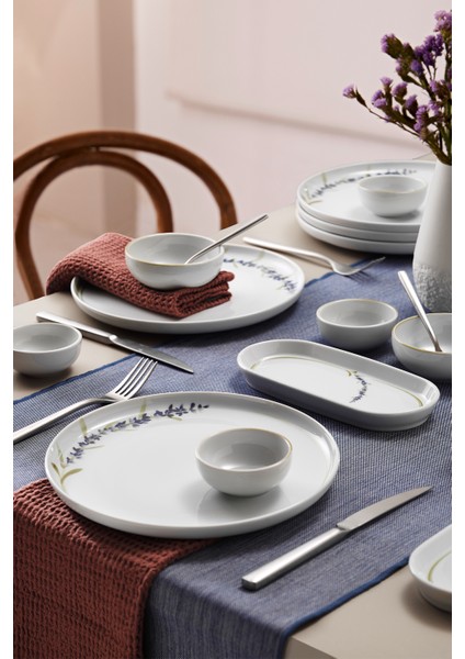 Lavender 14 Parça 6 Kişilik Kahvaltı Takımı