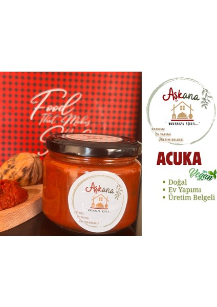 Acuka - Ev Yapımı ve Üretim Belgeli Lezzetli Kahvaltılık SOS-300 gr