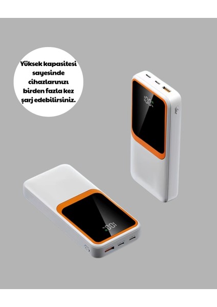 Buğz Taşınabilir 10000 Mah Powerbank – Dijital Göstergeli, Type-C ve USB Çıkışlı modelleri