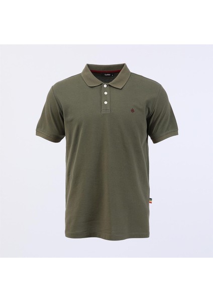 Erkek Polo Yaka Kısa Kol Tişört - (M-2xl) - PL-305 - Haki