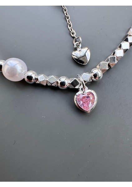 Sevgi Meleği Kolye Bilezik Seti Çelik modelleri