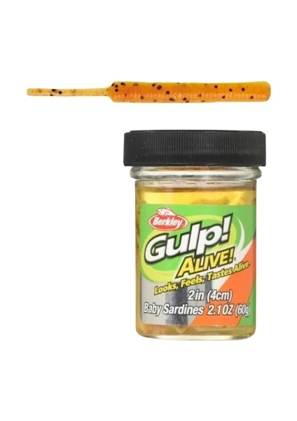 Gulp! Alive!® Baby Sardine - Orange Tiger