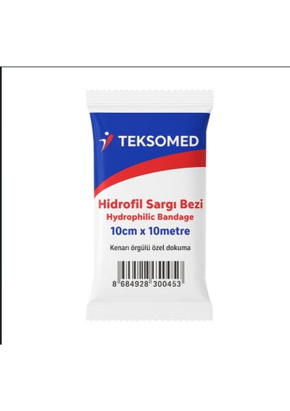 10X10 Hidrofil Sargı Bezi 25 Adet