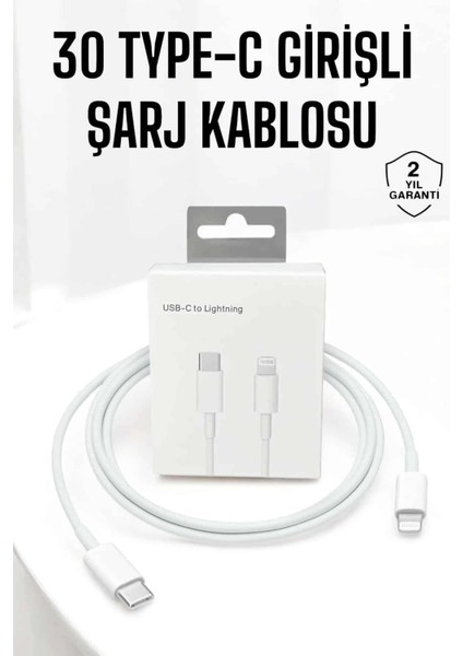 Buğz Iphone Uyumlu Ios Uyumlu Lightning Hızlı Şarj Tye C Lightning Şarj Kablosu