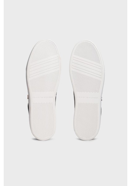 Deri Logolu Bağcıklı Sneaker Ayakkabı Bayan Ayakkabı FW0FW08680 Bds