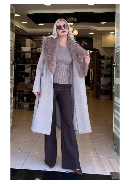 Yakası Kürklü Torba Cepli Kaban fırsatları