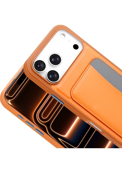 iPhone 17 Pro Max Kılıf Kartlıklı X-Kart Silikon Kapak modelleri