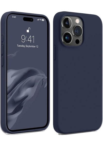 iPhone 15 Pro Kılıf Esnek Yapılı First Silikon Kapak