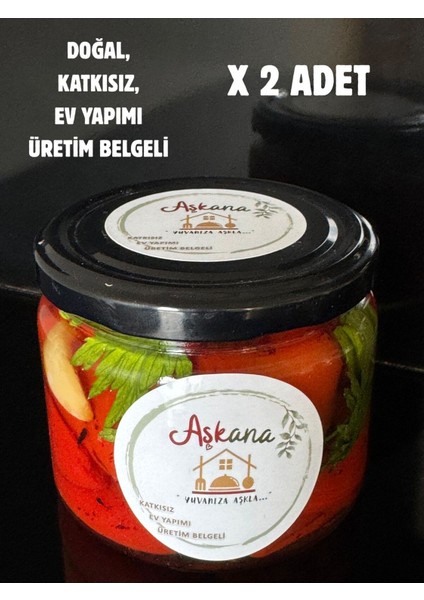 Köz Kapya Biber Turşusu - Doğal, Katkısız, Ev Yapımı ve Üretim Belgeli, Paprika TURŞUSU-300 GRX2ADET fiyatları