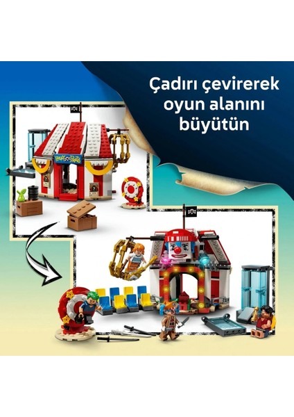 Buğz LEGO One Pıece Palyaço Buggy'nin Sirk Çadırı 75637 fırsatları