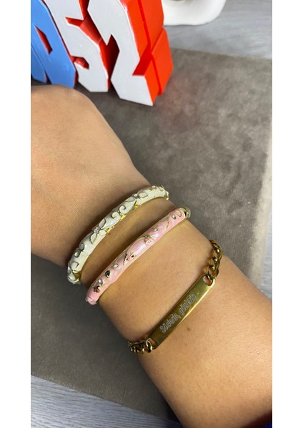 Mineli Bileklik Kelepçeli Kadın Çelik indirimleri