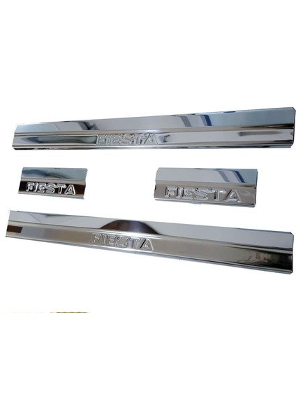 Ford Fiesta Uyumlu Kapı Eşiği Krom 4 Parça 2009 - 2017 Arası Modeller İçin fırsatları