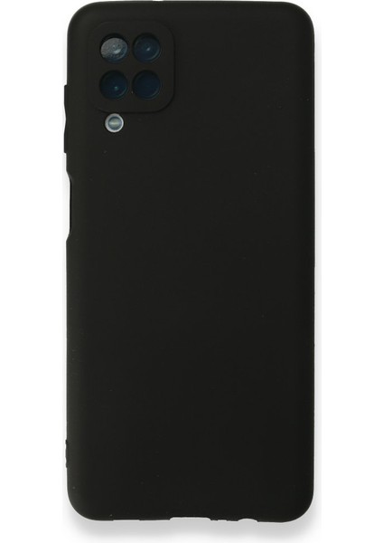 Samsung Galaxy A12 Kılıf Esnek Yapılı First Silikon Kapak