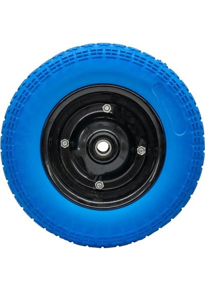 El Arabası Yük Taşıma Mavi Tekeri Rulmanlı Patlamayan Poliüretan Teker Pu Dolma Tekerlek 350X70 mm fırsatları