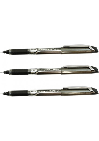 Umur Pılot V7 Grip Siyah ( Üç Adet)