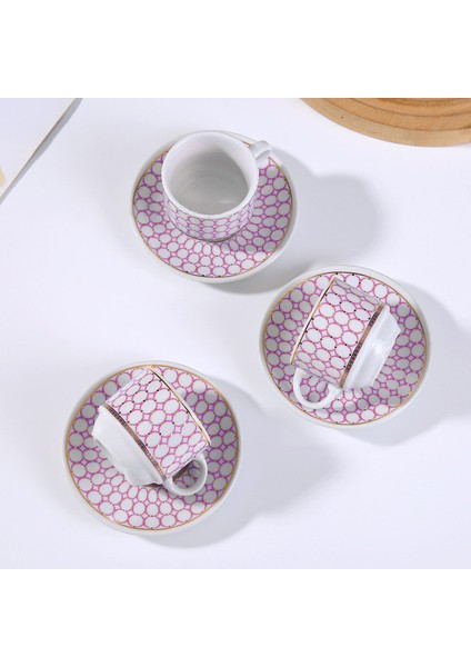 6'lı Porselen Fincan Takımı Seti