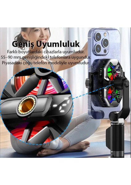 Turbo Çift Fanlı -2 Derece Telefon Soğutucu Oyun Canlı Yayın Için Soğutucu Fan Memo Dl 21 fiyatları