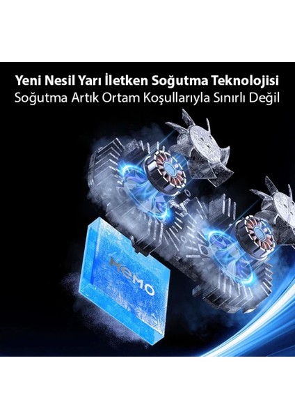 Turbo Çift Fanlı -2 Derece Telefon Soğutucu Oyun Canlı Yayın Için Soğutucu Fan Memo Dl 21 indirimleri