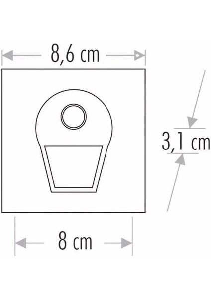 Buğz Cata Ct 5170 1W Füme Kasa Sensörlü Koridor Aydınlatması 6400K Beyaz Işık modelleri
