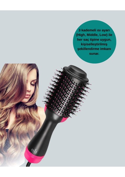 Buğz Hızlı Kurutma ve Hacim Veren Elektrikli Saç Fırçası fırsatları