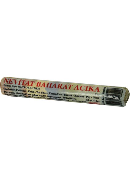 Acıka Kahvaltılık Fişek Poy Baharat Karışımı 40-45 gr Paket modelleri