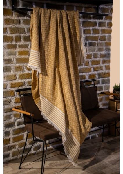 Natürel Koltuk Örtüsü/koltuk Şalı Hardal fiyatları