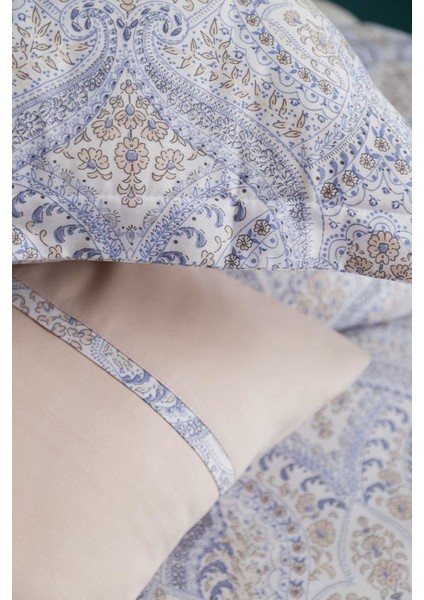 Kutusuz Fragile Mavi Tensel Saten Baskı Çift Kişilik Nevresim/yastık KILIFI(2ADET) fiyatları