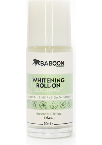 Whitening Roll-On Deodorant – Kokusuz (Hassas Ciltler)