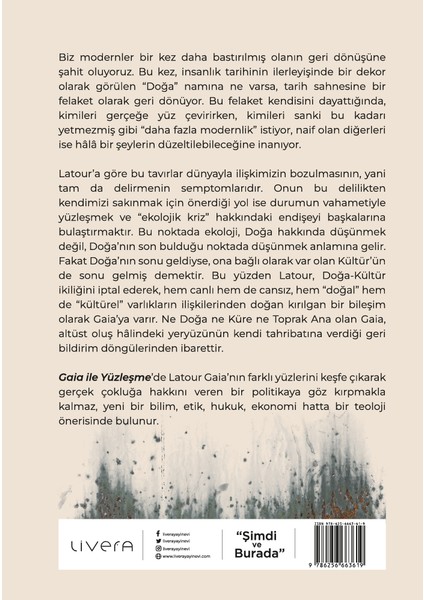 Gaia Ile Yüzleşme: Yeni Iklim Rejimi Üzerine Sekiz Konferans fiyatları