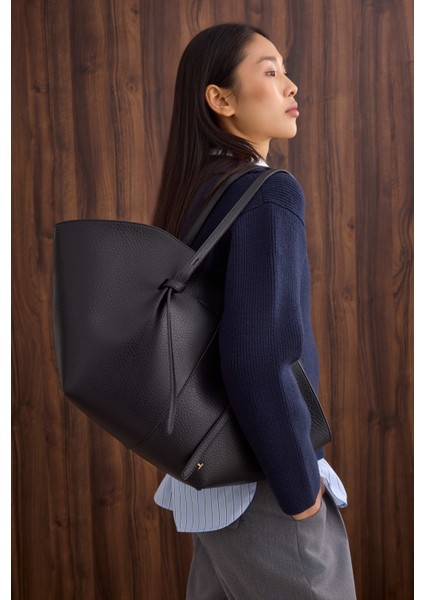 Maxi Shopper Çanta Siyah modelleri