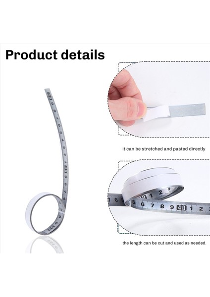 Paslanmaz Çelik Yapıştırıcı Ölçeği Hassas Ağaç Işleme Kılavuzu, B-100CM (Yurt Dışından) indirimleri