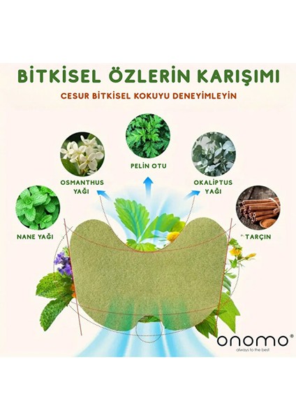 Health Sırt, Omuz, Bel, Boyun, Fıtık Için Bitkisel Isıtmalı Yakı Bandı 5 Adet