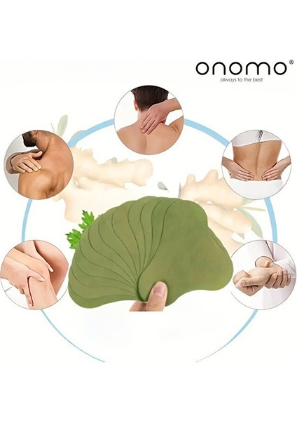 Health Sırt, Omuz, Bel, Boyun, Fıtık Için Bitkisel Isıtmalı Yakı Bandı 5 Adet