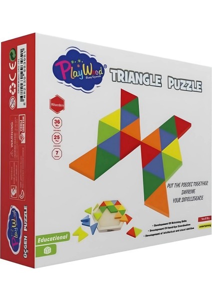 Buğz Ahşap Üçgen Puzzle fiyatları