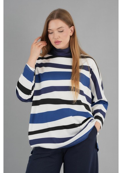 Boğazlı Ince Triko Salaş Kazak modelleri