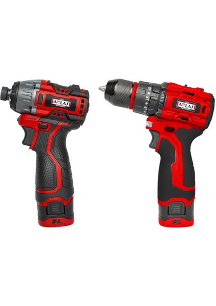 16’li Set – Atbl 16 ID-202C Kömürsüz Darbeli Vidalama + Atbl 16 PD-202C 16V Kömürsüz Darbeli Matkap 2X2.0AH Çift Akülü - A0104097
