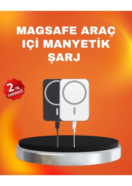 Buğz Akıllı Koruma Sistemli Magsafe Araç Tutucu iPhone 12/13/14 Uyumlu