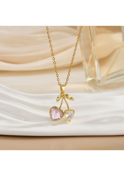 Yeni Kolye Kadın Moda Yüz Köprücük Kemiği Zinciri ile Kore Mizaç Kolye Kadın Diy Aksesuarları (Yurt Dışından)