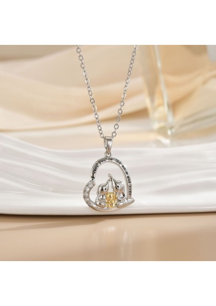 Yeni Titanyum Çelik Köprücük Kemiği Zinciri Dönen Kolye Kolye Kadın Yüz Aksesuarlı (Yurt Dışından)