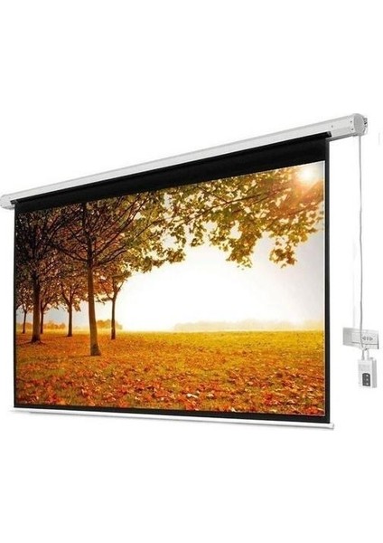 BE-240 240x200 Motorlu Projeksiyon Perdesi