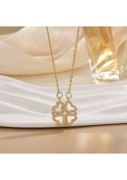 Yeni Kolye Kadın Moda Yüz Köprücük Kemiği Zinciri ile Kore Mizaç Kolye Kadın Diy Aksesuarları (Yurt Dışından)