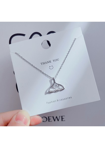 Yeni Basit Titanyum Çelik Kolye Kadın 18K Gül Altın Dört Yapraklı Yonca Kolye Ins Gelgit Net Kırmızı Patlama Modelleri Köprücük Kemiği Zinciri (Yurt Dışından)