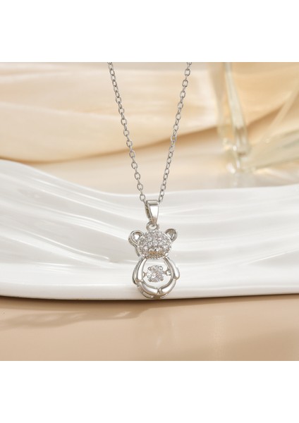 Yeni Basit Titanyum Çelik Kolye Kadın 18K Gül Altın Dört Yapraklı Yonca Kolye Ins Gelgit Net Kırmızı Patlama Modelleri Köprücük Kemiği Zinciri (Yurt Dışından)