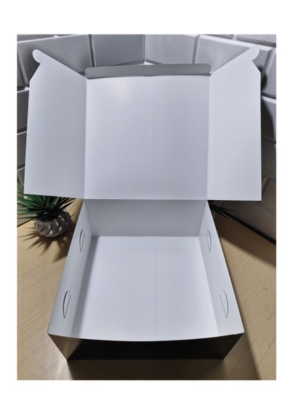 Pasta Kutusu 28X28X13 cm Ebat Siyah Renk 1 Adet Gelecek fiyatları