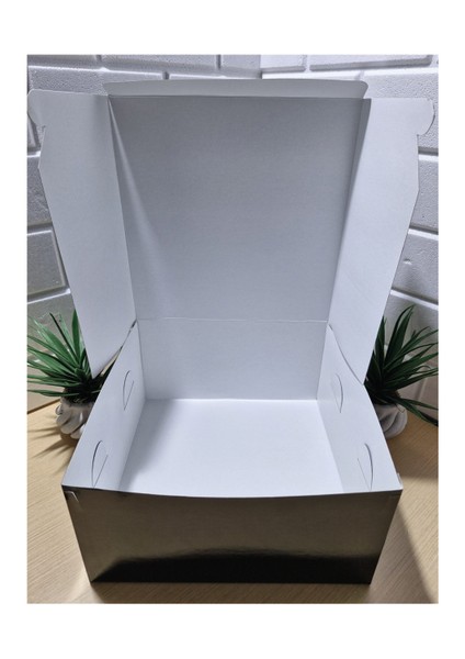 Pasta Kutusu 28X28X13 cm Ebat Siyah Renk 1 Adet Gelecek modelleri