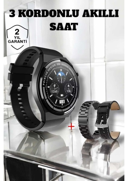 Buğz Akıllı Saat Uyku ve Sağlık Takibi Bildirim Görme Arama Cevaplama