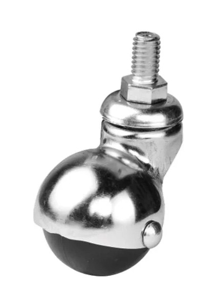 Buğz 205 - 40 mm Küre Krom Vidalı Teker 4 Adet